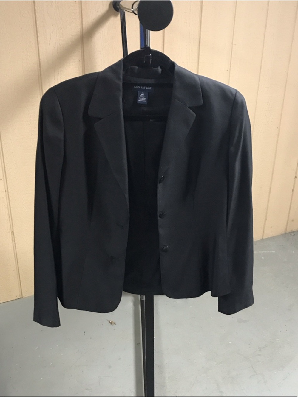Ann Taylor Black Women's Single-Breasted Blazer